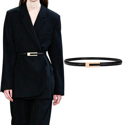 Vintage Womens PU Leather Casual Belt for 72 to 94cm Waist