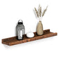 Wooden Wall Mounted Vinyl Record CD Storage and Display Shelf