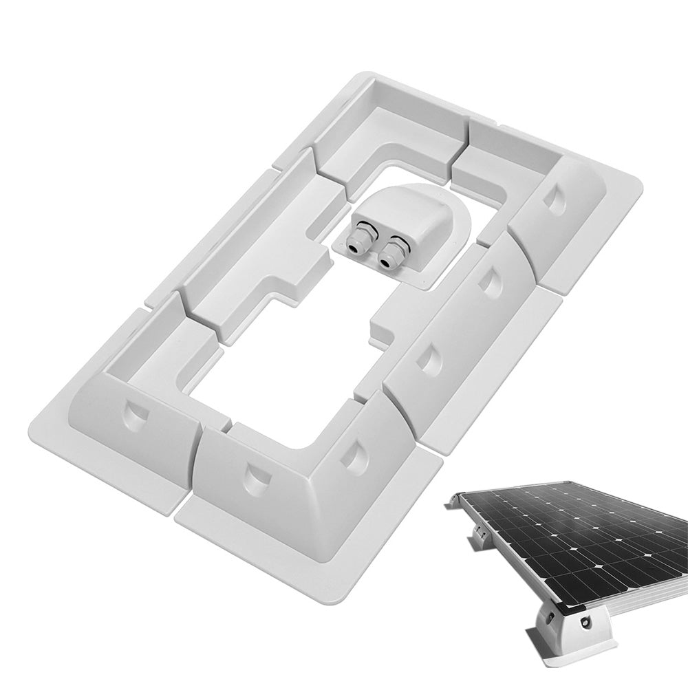 7Pcs Solar Panel Mounting Bracket Kit for RV Roof Installation