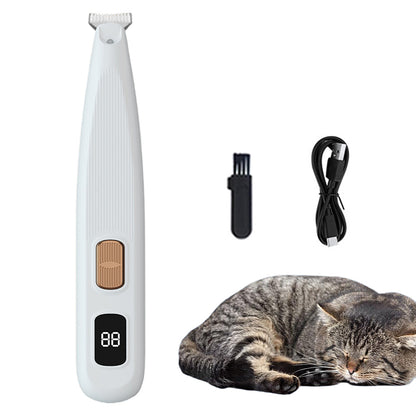Dog Paw Trimmer LED Light Digital Display Pet Groomer for Cats Dogs