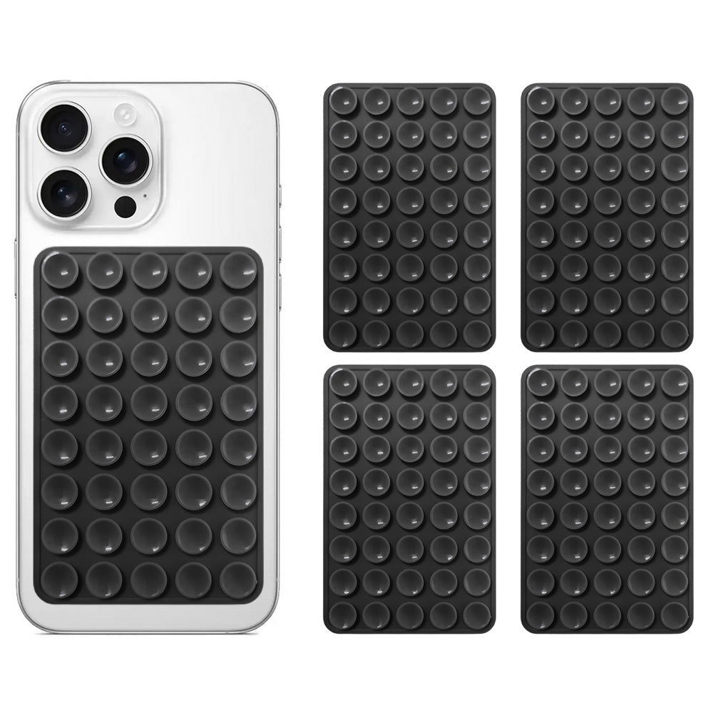 5 Pack Double Sided Silicone Phone Suction Pad 80 Stickers Grip for Car Desk Holder