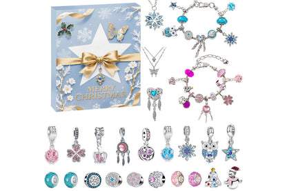DIY Charm Bracelet Blind Box Jewelry Making Kit Holiday Birthday Gift for Girls Teens