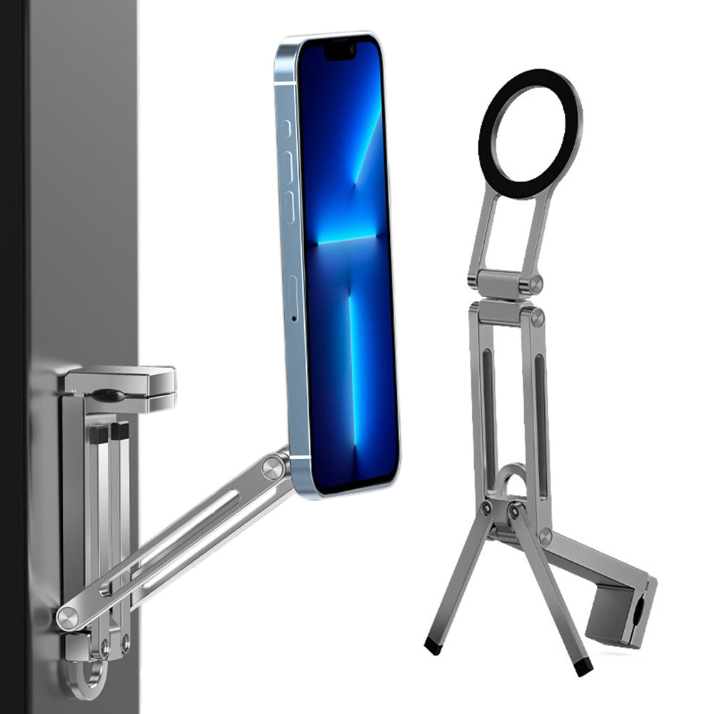 360 Degree Rotating Tripod Adjustable Aluminum Phone Tripod for Android iPhone 12 to 17