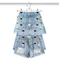 Space Saving Hanging Pants Organizer with 12 Clips and 360 Degrees Swivel Hook