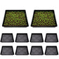 10 Pack Seedling Tray Fine Holes Plant Propagation Seedling Hydroponic Square