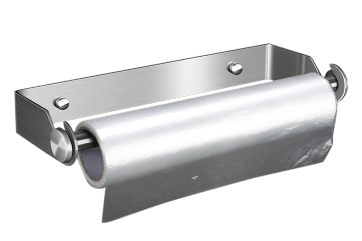 Paper Towel Holder Under Cabinet Wall Mount Stainless Steel Rack Towel Organizer