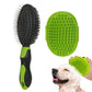 2PCS Pet Grooming Tools Pet Bath Brush Deshedding Dog Brush Suitable For Dogs Cats and Horses