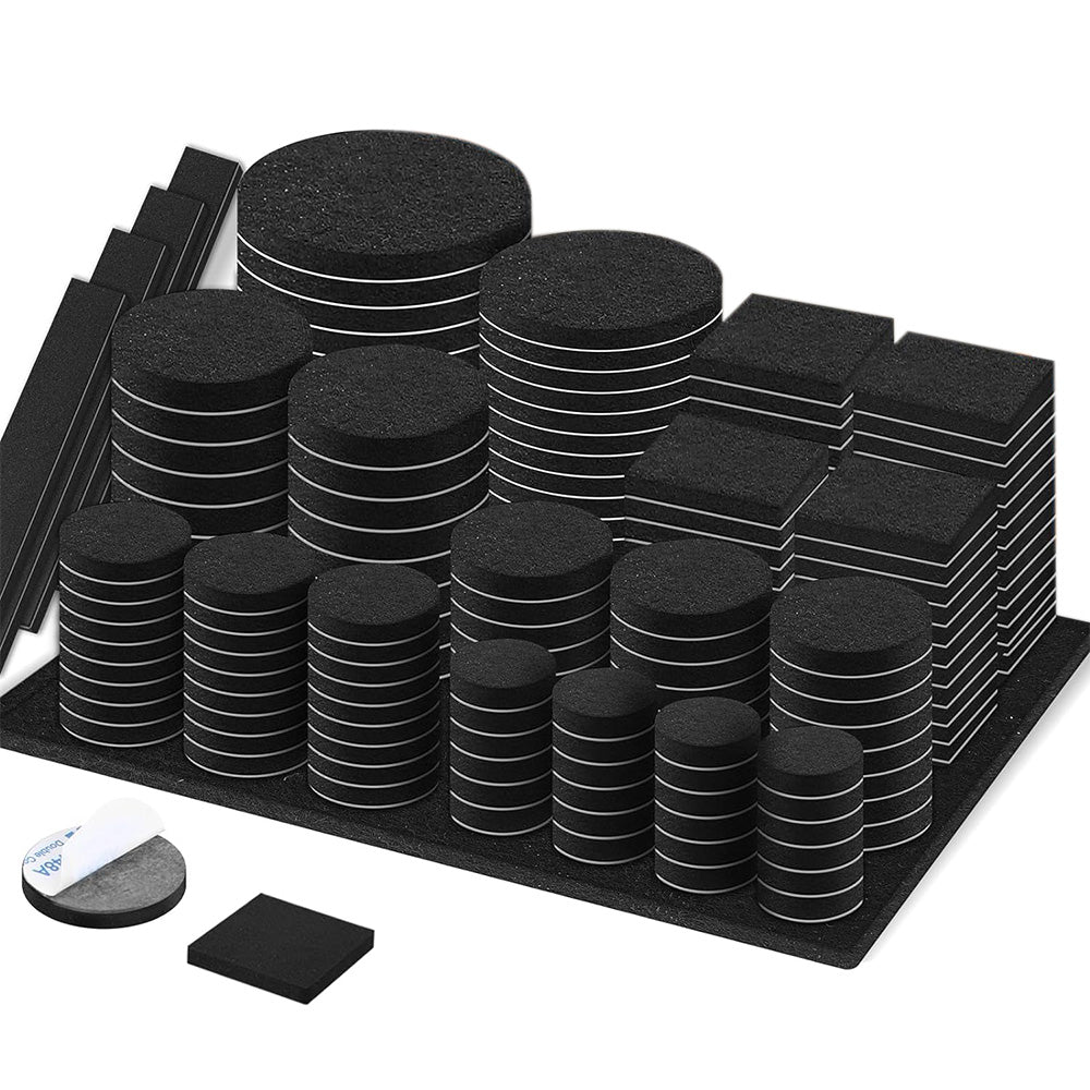 300Pcs Self Adhesive Felt Furniture Pads Scratch Resistant for Hardwood Floors