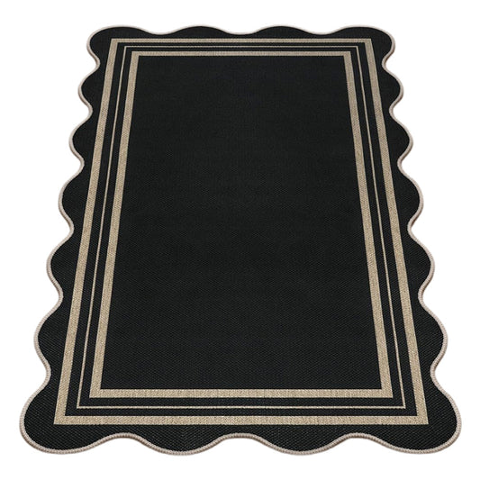Vintage Low Pile Rug Washable Mat for Living Room Bedroom-Style 2