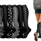 6 Pairs High Stretch Long Socks for Sports Casual Wear for Women - Style 2