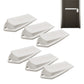 6PCS Door Wedge Stopper Rubber Grip Security Door Stoppers Wall Protector For Home