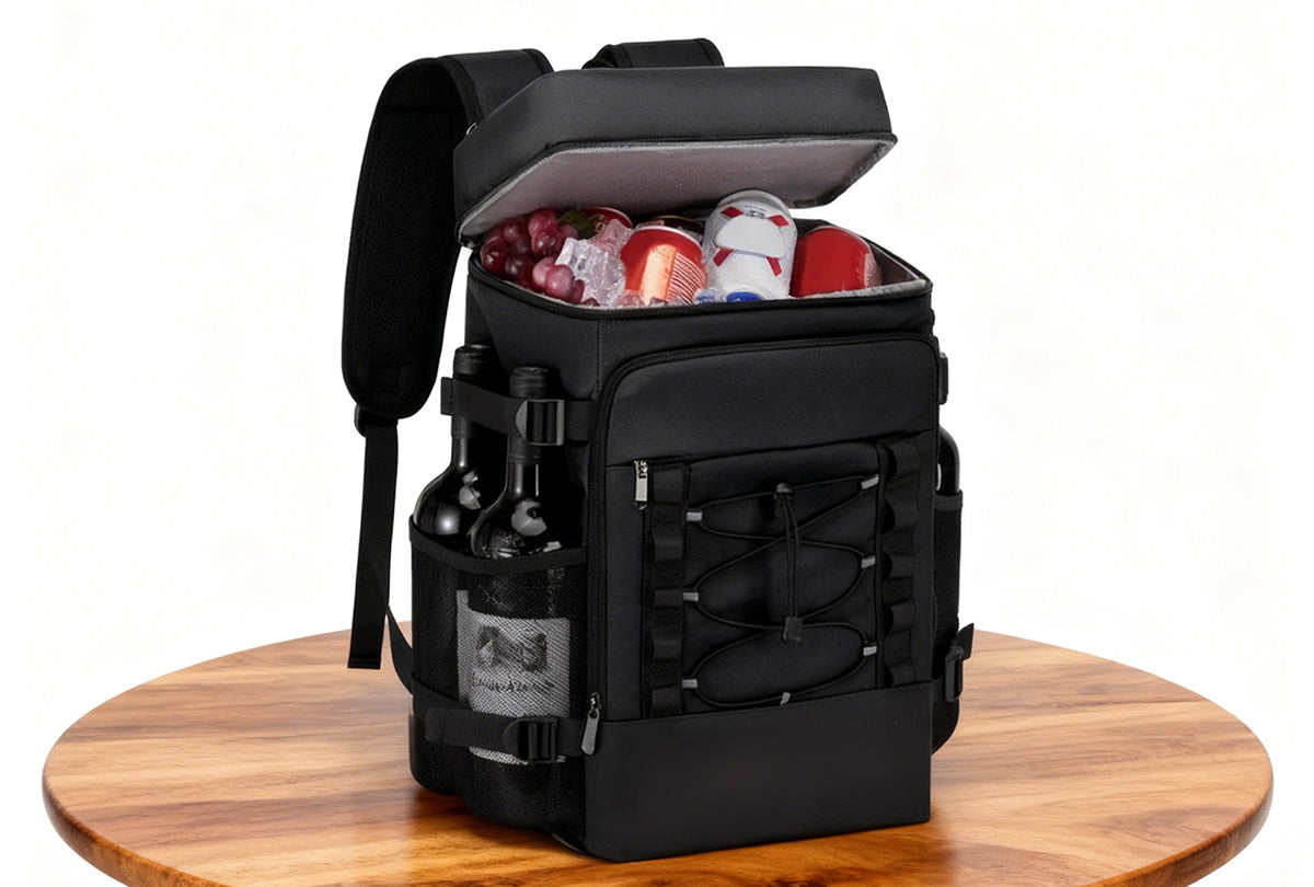 25L Insulated Cooler Backpack Freshness Preservation Backpack For Beach Travel