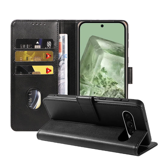 Wallet Case for Pixel 10 and 10 Pro Holder Snap-Lock Flip Cover