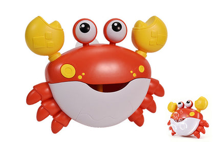 Crab Bubble Machine Bath Toy with Music for Little Ones Bath Time Fun