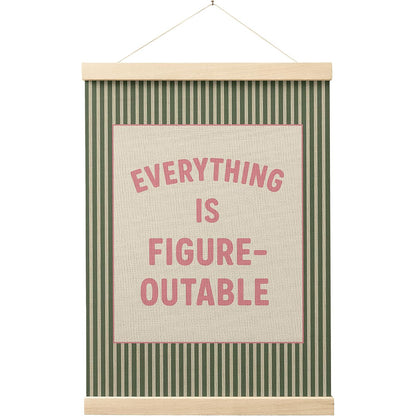 Colorful Inspirational Words Art Prints with Hanging Cord for Home Office Classroom