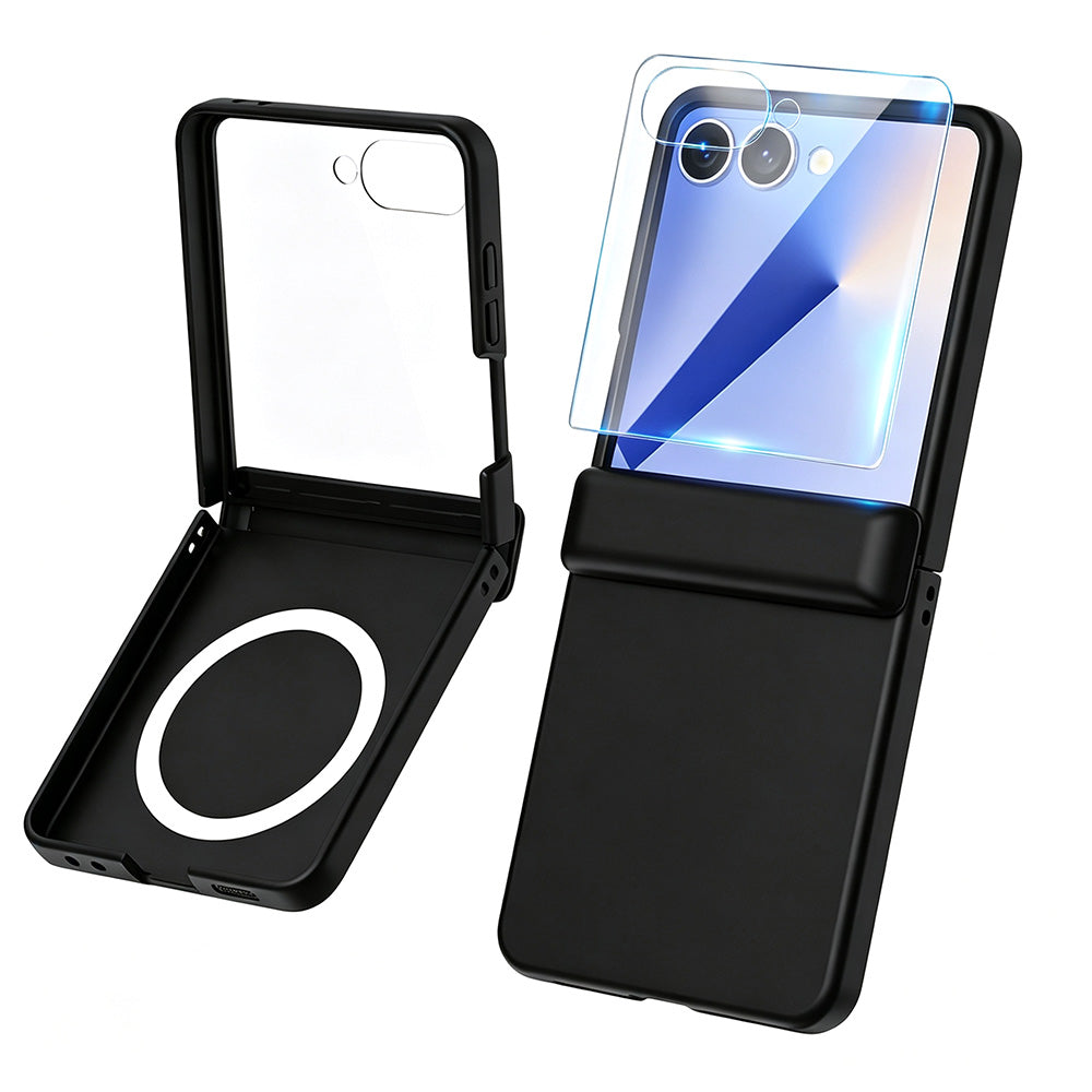 Case and Screen Protector for Samsung Galaxy Z Flip 8 with Hinge Cover