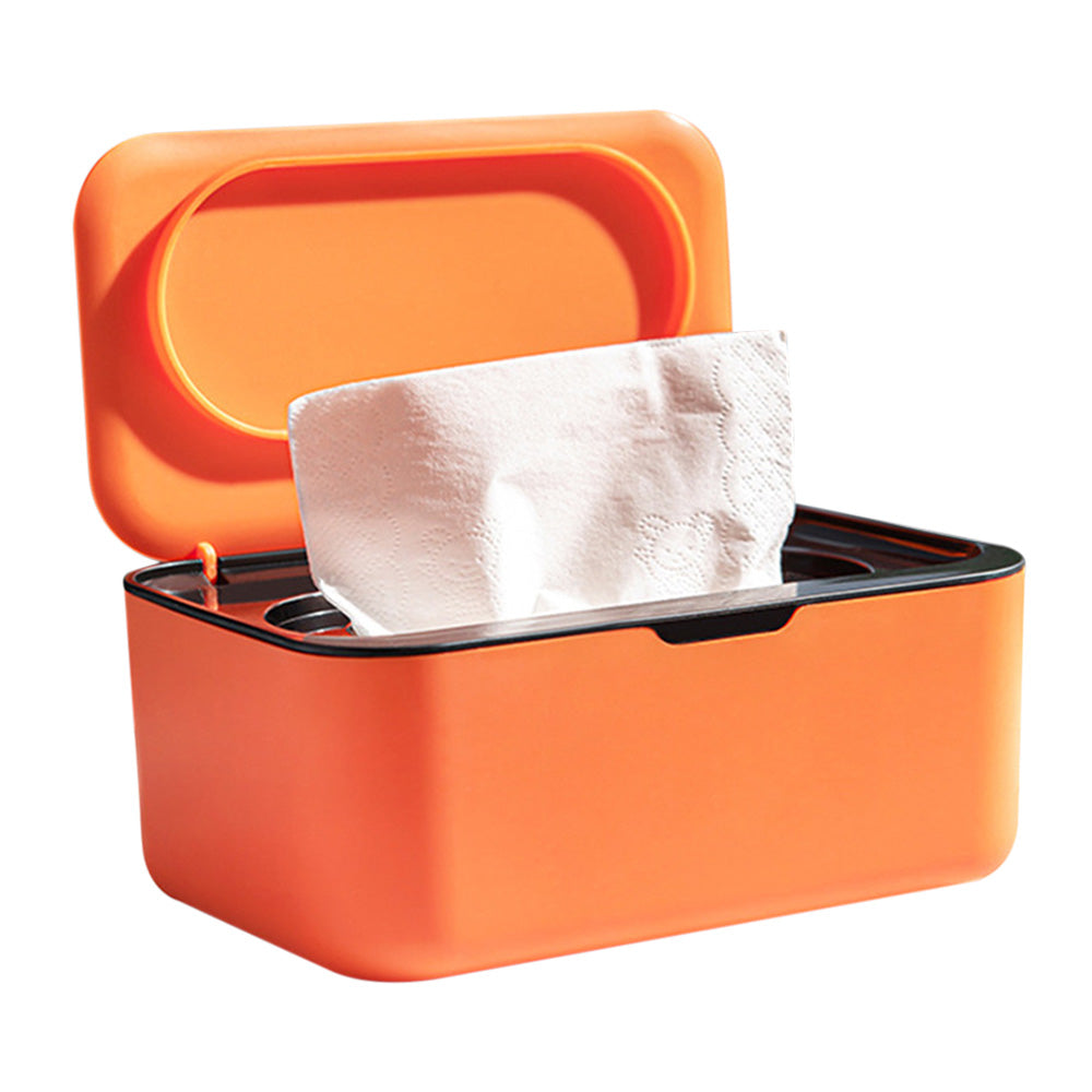 Wipes Dispenser Wipes Tissue Storage Case With Lid Refillable Wipe Holder