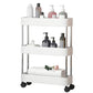 Slim Rolling Storage Cart Bathroom Shelves Organizer for Kitchen Laundry