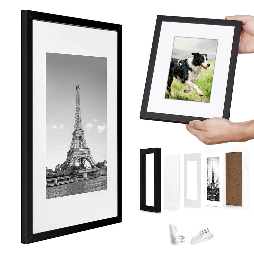 Wall Gallery Photo Frame Picture Frame Display Pictures for Home Office-Black