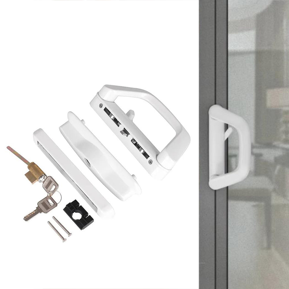 Sliding Door Lock Handle Security Door Locks Set with Keys