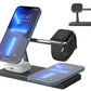 7-in-1 Wireless Charger Dock Station with Night Light and USB Output