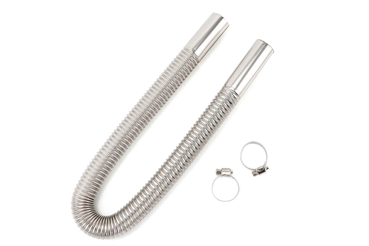 Parking Exhaust Pipe Stainless Steel 60-200 cm for Cars Trucks and Vans