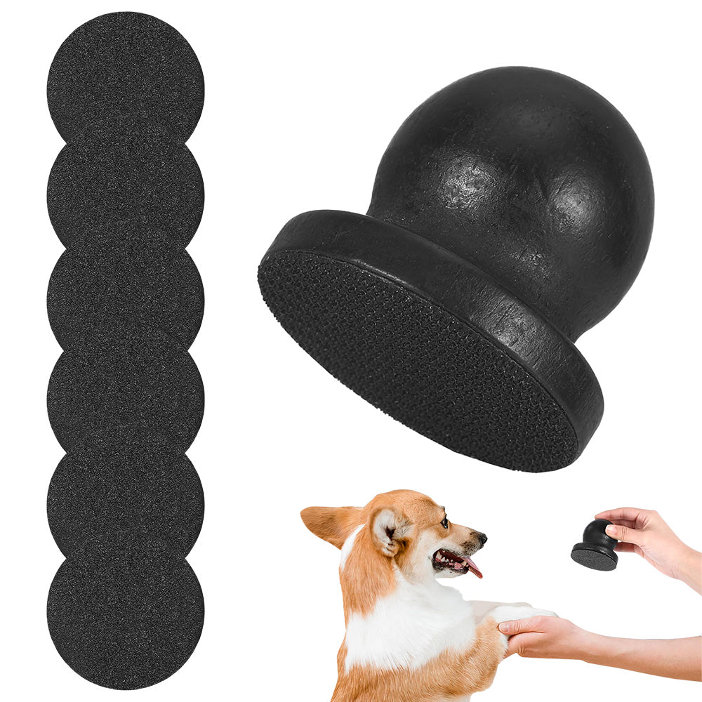 Pet Nail File Board with 6 Sheets Replacement Sandpaper for Cats Dogs