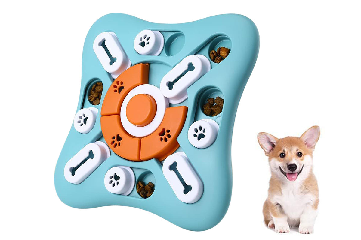Interactive Dog Treat Puzzle Toy Slow Feeder