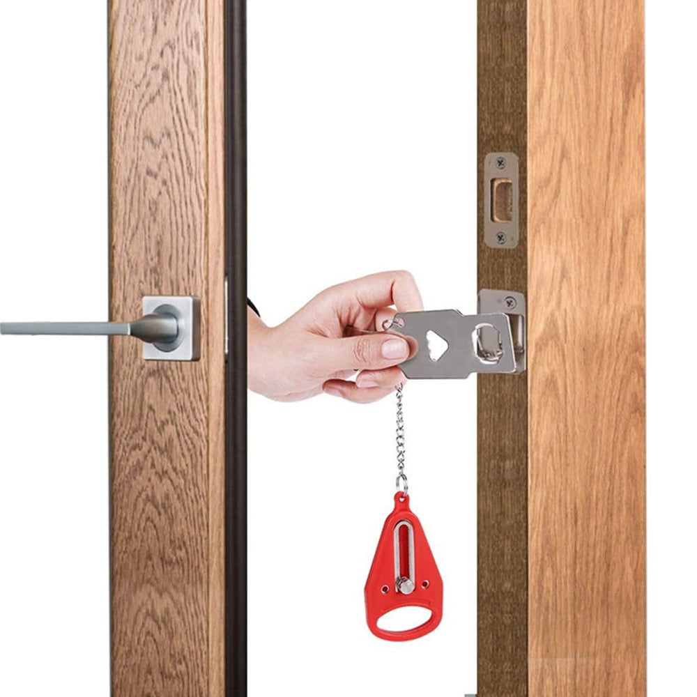 Portable Door Lock Travel Security Device for Hotel Home Apartment Bedroom