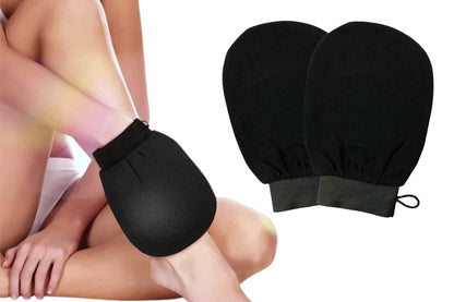 2Pcs 100% Viscose Exfoliating Gloves Moroccan Body Scrub Bath Wash Mitts
