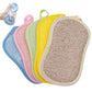 5Pcs Dish Sponge Kitchen Double Sided Sponges Scrub to Remove Stubborn Stains