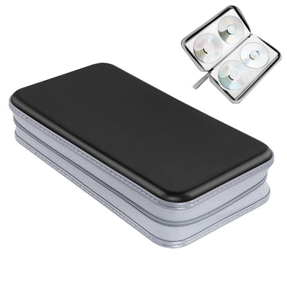 80 Capacity CD DVD Disc Holder Storage Case with Carry Handle