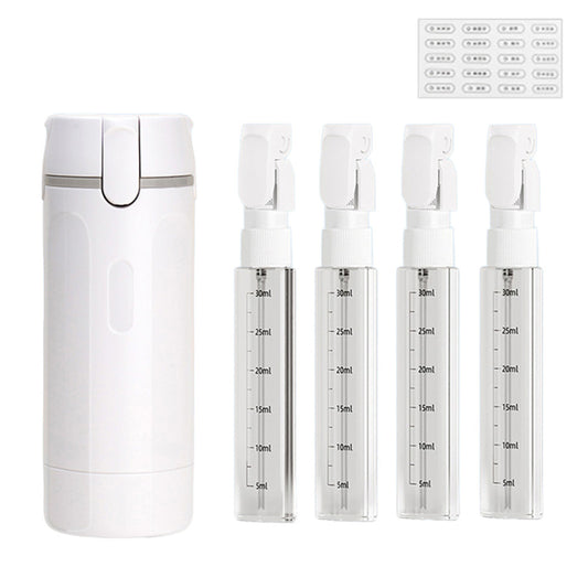 4 in 1 Leak-Proof Travel Dispenser for Shampoo Cosmetic Travel Bottle