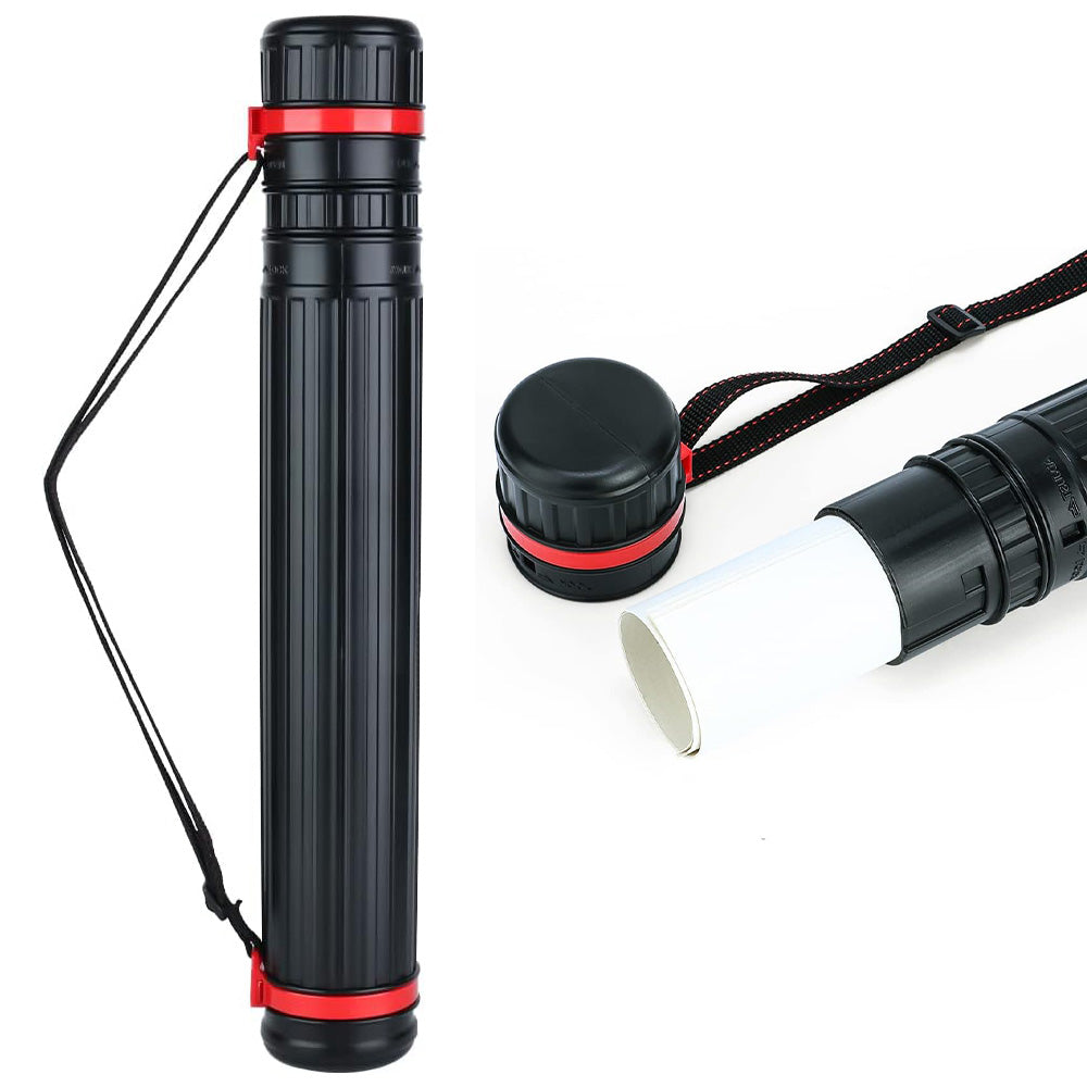 Water Resistant Telescopic Art Tube with Shoulder Strap
