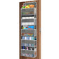 5-Tier Over the Door Hanging Storage Organizer with 10 Side Mesh Pockets