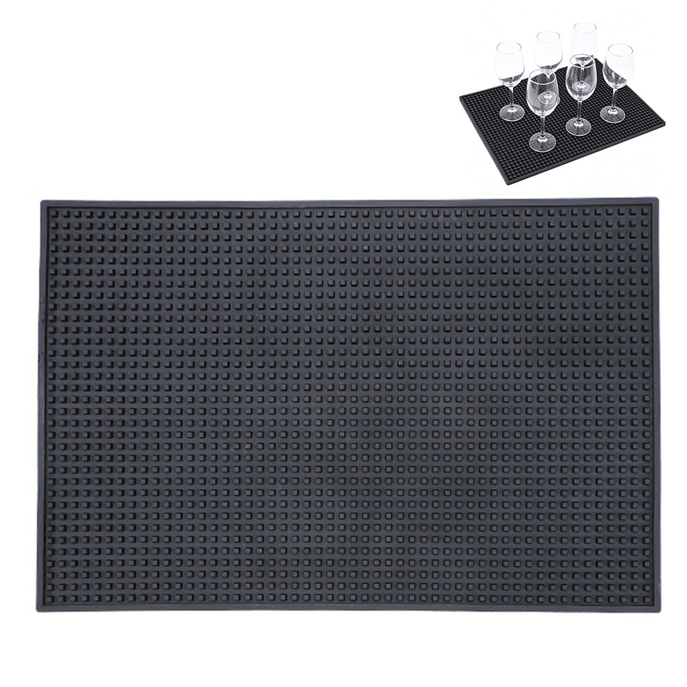 Bar Mat Non Slip Drying Mat for Countertops 45x30cm PVC Bar Service Mat for Home Bar