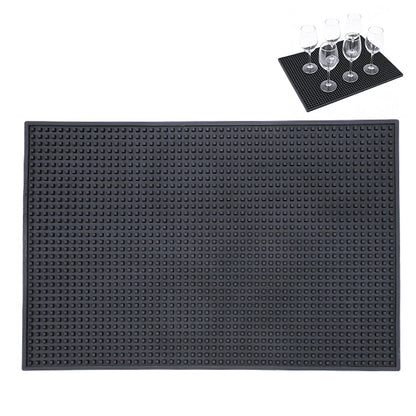 Bar Mat Non Slip Drying Mat for Countertops 45x30cm PVC Bar Service Mat for Home Bar