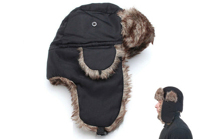 Winter Trapper Hat Warm Faux Fur Trooper Russian Bomber Eskimo Pilot