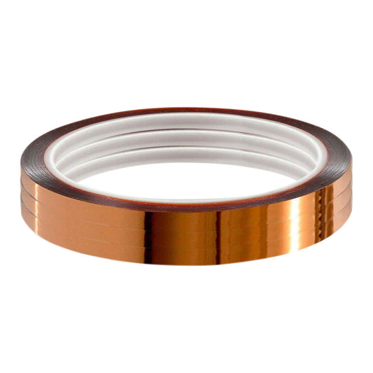 3 Rolls High Temperature Polyimide Tape for Sublimation Heat Transfer
