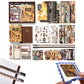 Vintage Scrapbook Kit Bullet Junk Journal Kit with Journaling and Scrapbooking Supplies