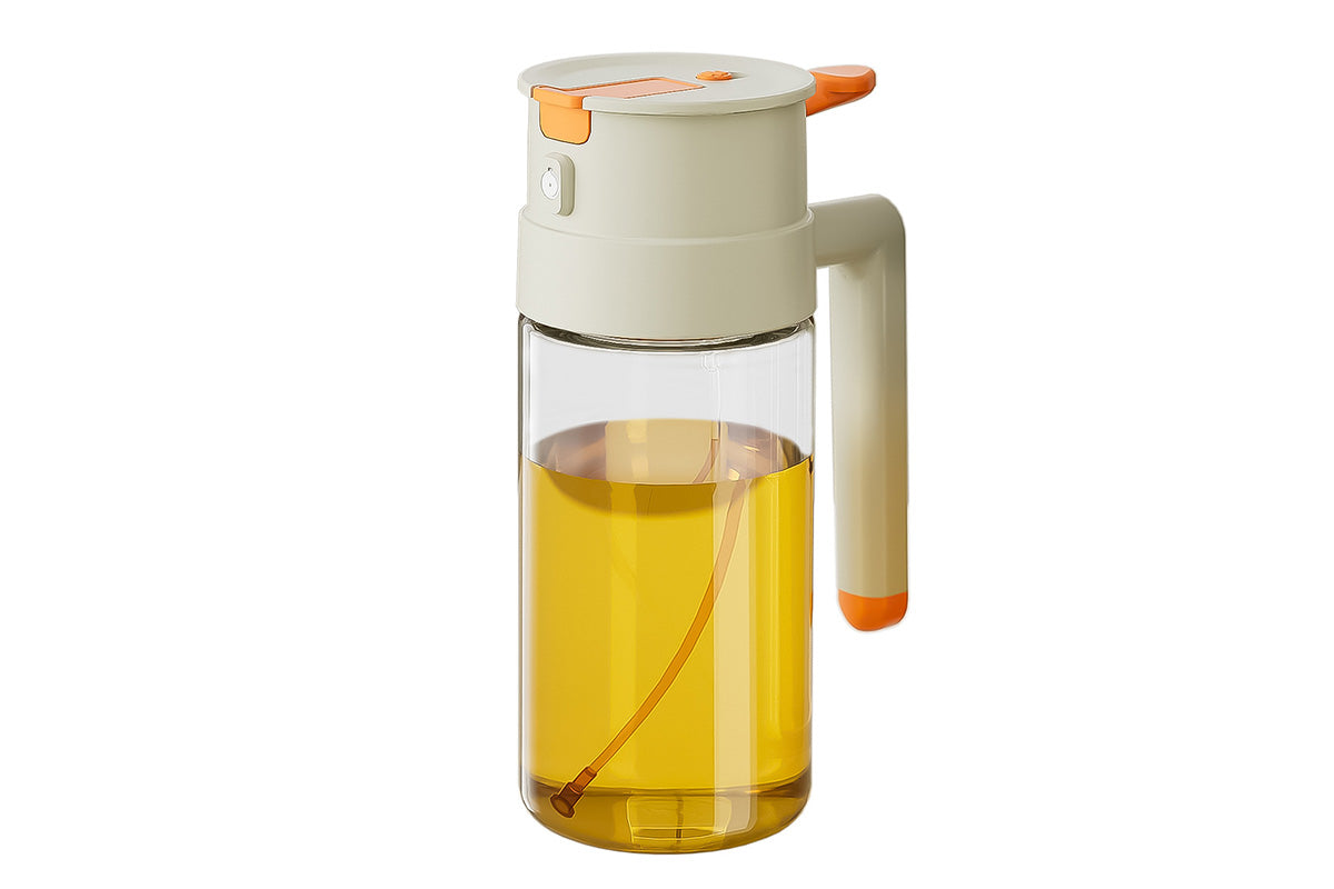 2 In 1 650ml Oil Sprayer Olive Oil Dispenser Bottle For Cooking Baking BBQ