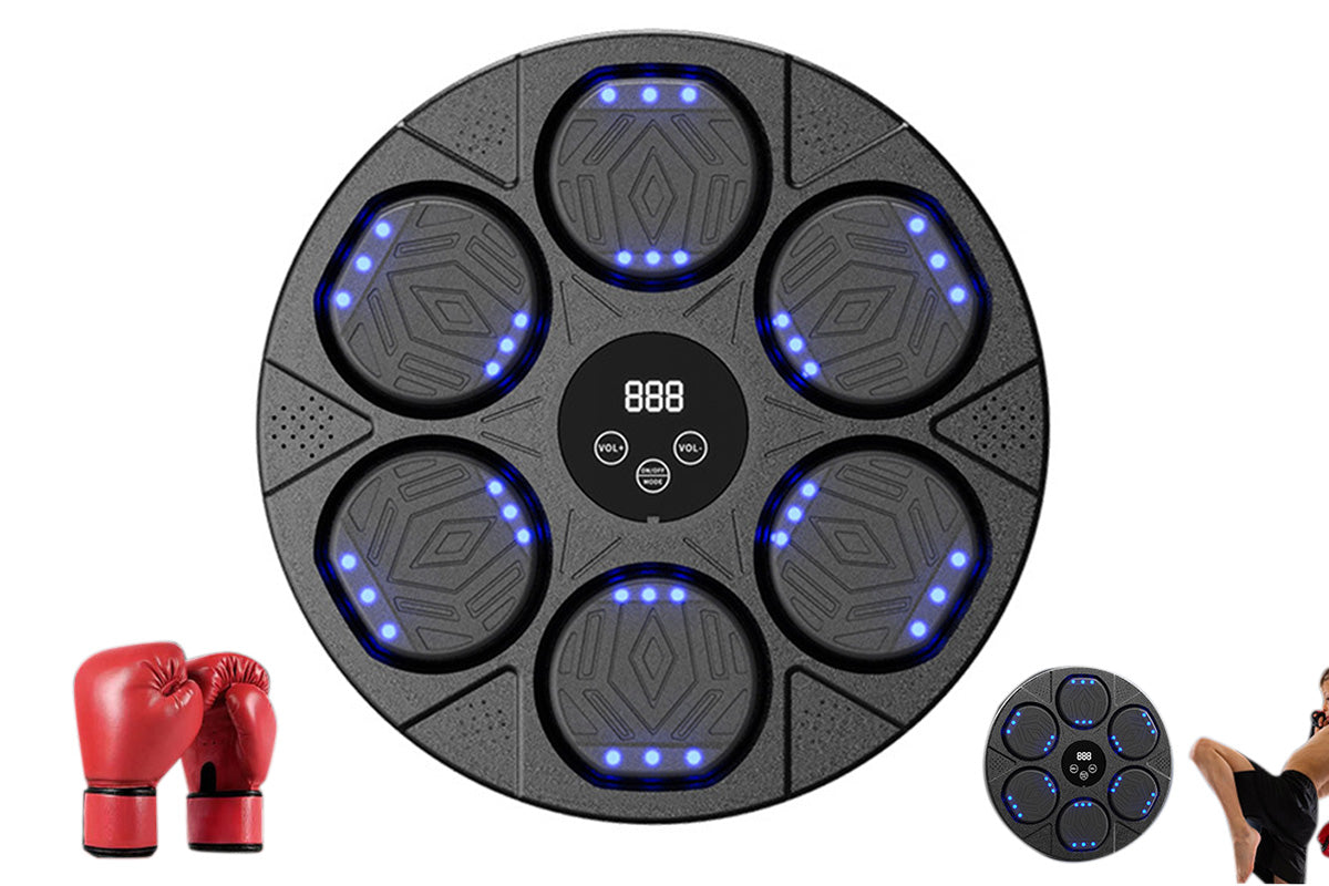 Electric Music Boxing Machine Bluetooth Smart Boxing Training Wall Mount Machine