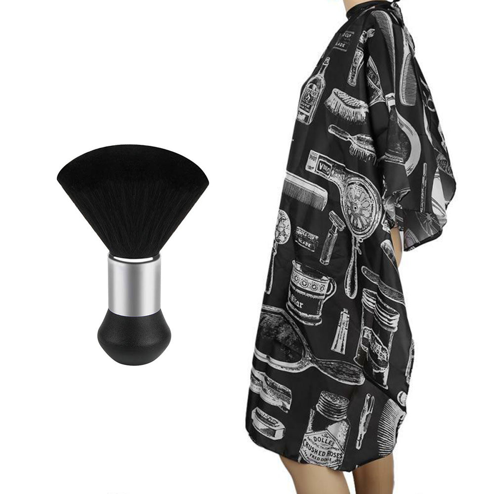 Hair Cutting Cape Set Barber Cape with Neck Duster Brush for Men Women Salon Supplies