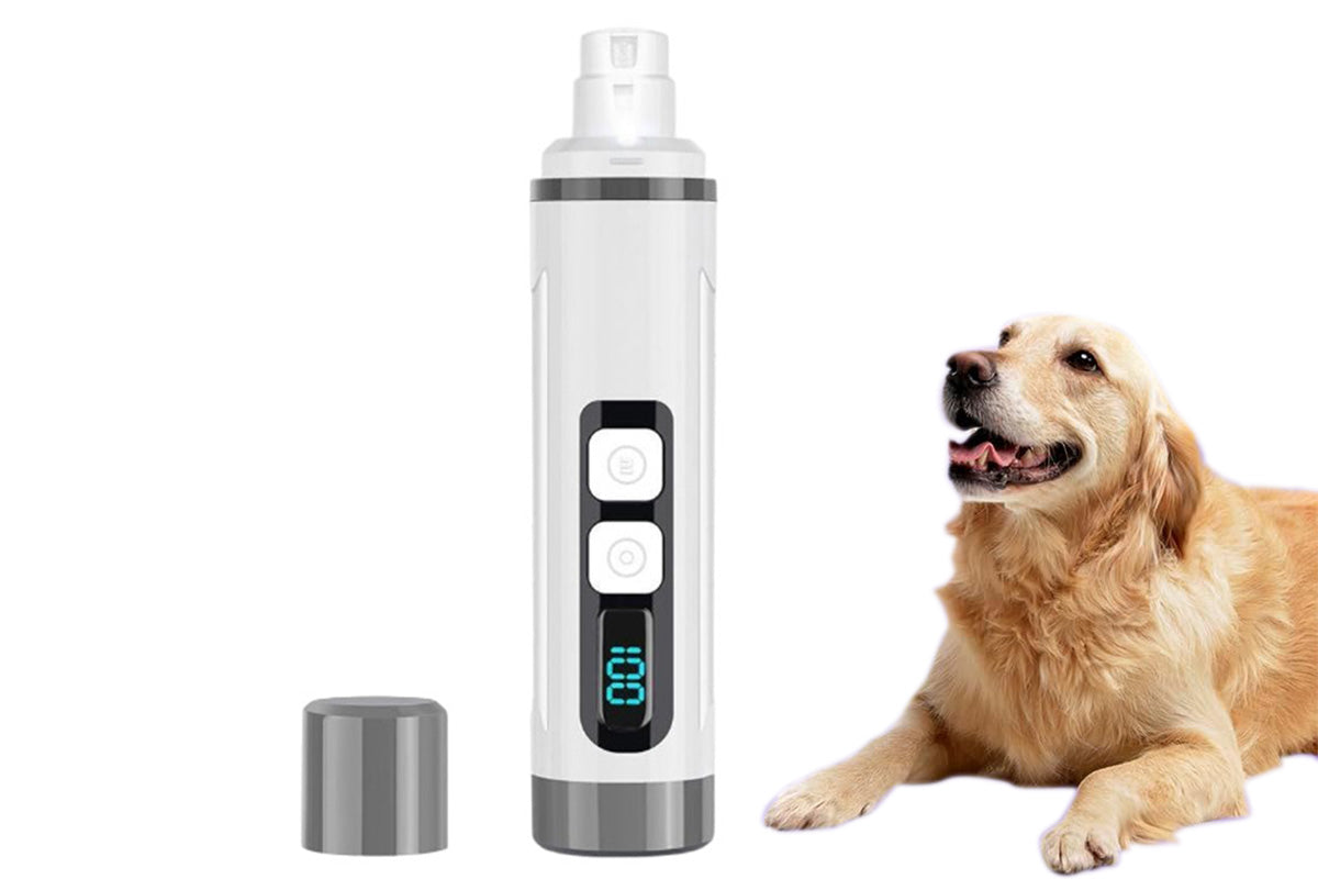 Pet Nail Grinder with LED Light Rechargeable Dog Cat Nail Trimmer