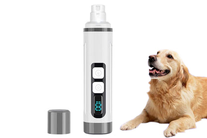 Pet Nail Grinder with LED Light Rechargeable Dog Cat Nail Trimmer