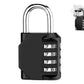 Black Combination Padlock for Gym Locker Luggage