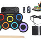 Electric Drum Set Kids Drum Pad and Sticks Portable Roll Up Drums Practice Pad
