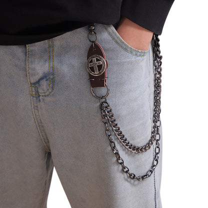 Punk Pant Chain Key Jean Wallet Chain for Men Women