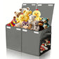 Foldable Toy Storage Organizer Box with Lid and Dividers