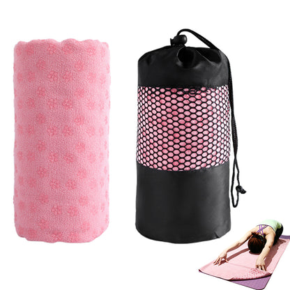 Non Slip Yoga Towel Mat with Microfiber for Gym Hot Yoga Pilates Workout